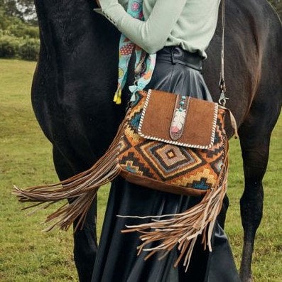 Western discount fringe bag