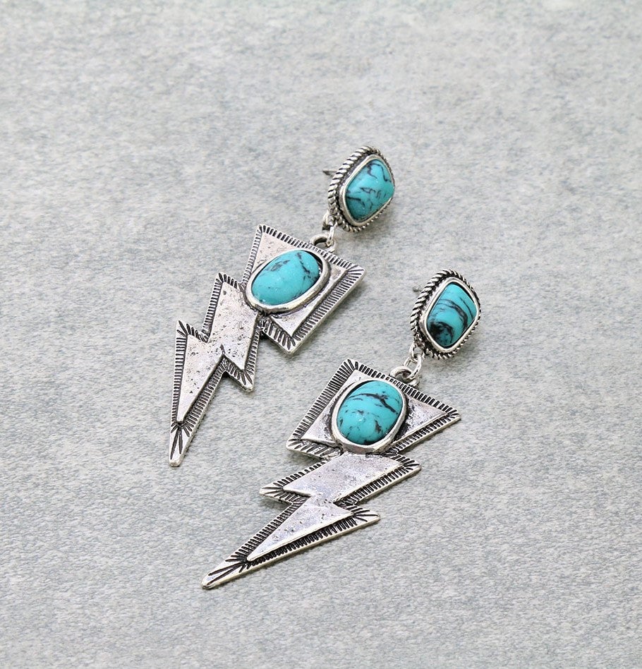 Thunder stone stud earrings buckin boots