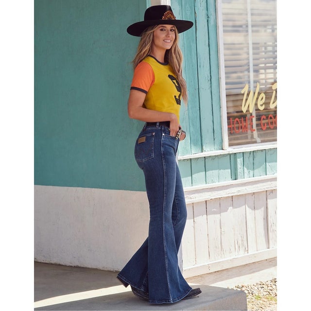 Bell bottoms with cowboy boots online